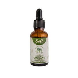 Aceite de Orégano Soft Gotero 30 ml Orgánico, silvestre, ORE suave al paladar