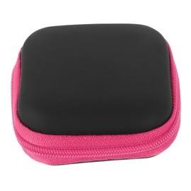 Mikinona Portable Earbuds Case Holder Travel Cord Organizer Pouch for Earphones and Accessories Compact Zipper Storage Bag for Easy Carrying and Protection for Travel