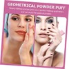 TOVINANNA 30pcs Geometrical Makeup Puff Beauty Sponge for Dry Wet