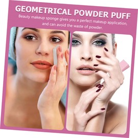 TOVINANNA 30pcs Geometrical Makeup Puff Beauty Sponge for Dry Wet Application Foundation Applicator High Wear-resistance
