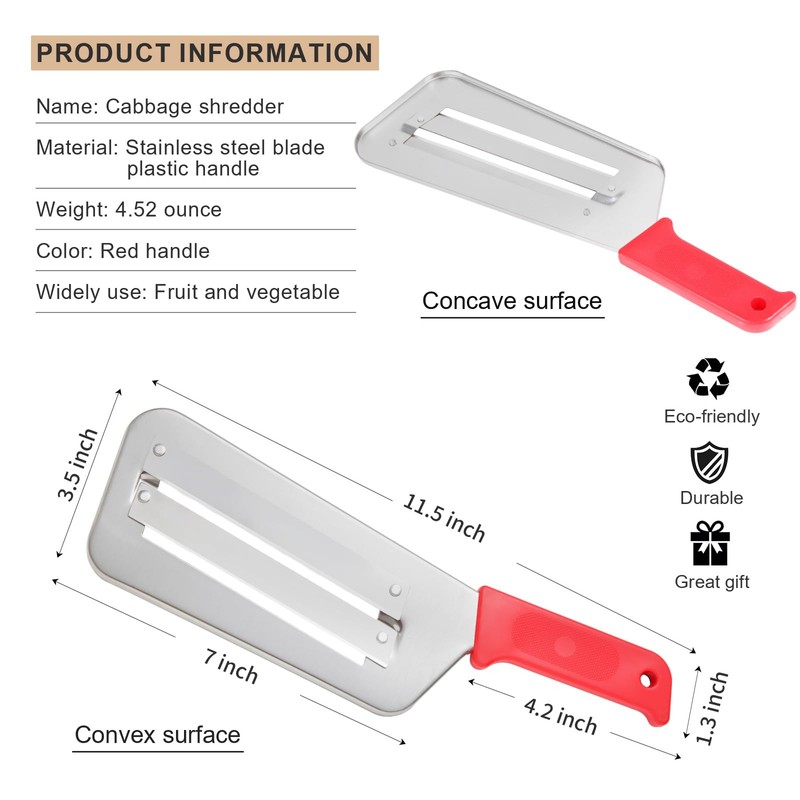 Cabbage Shredder for Coleslaw Sauerkraut cabbage slicer Cutter Chopper kitchen
