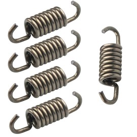 TorSor 5 Pack Lawn Mower Clutch Spring Replacement Tension Springs for STRIMMER Gasoline Brush Cutter Trimmer Kit Grass Mower Lawnmower Chainsaw 43CC 49CC 52CC Spare Parts CG430 520 1E40F-5 44-5