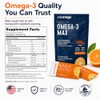 Coromega Max High Concentrate Omega-3 Fish Oil Squeeze Packets, DHA