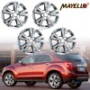 Unbranded Set of Four 17" Chrome ABS Wheel Skin Covers