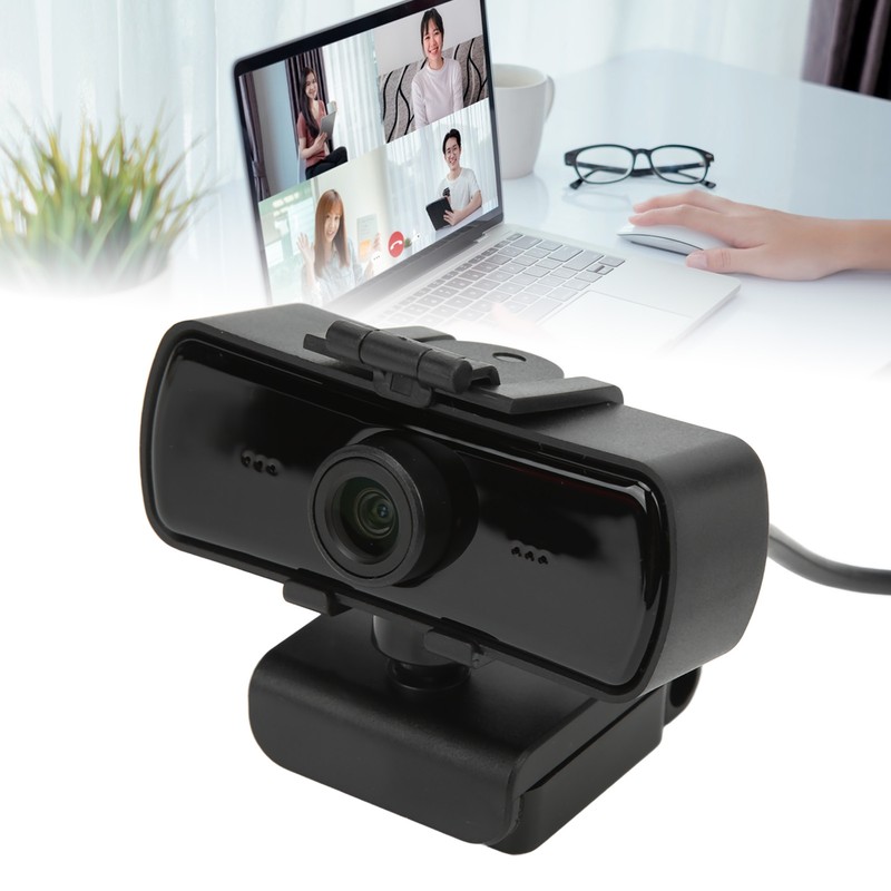 Computer Camera HD 1440p Noise Reduction USB Webcam with Mic