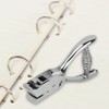 Handheld Hole Slot Puncher Card Oval Hole Puncher Tool Single