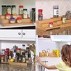 Wisebom 3-Tier Spice Rack Spice Holder Bamboo Extendable Practical Spice