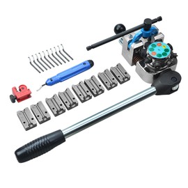 LainKeen Professional Brake Tube Line Flaring Tool 45 Degree Set, Single, Bubble, Double Flare Tool Kit