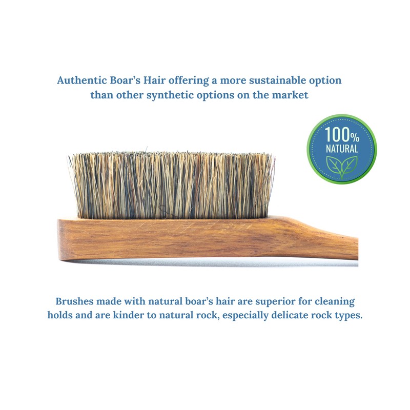 Madu Climb - Premium Boars Hair Rosewood Rock Climbing Brush