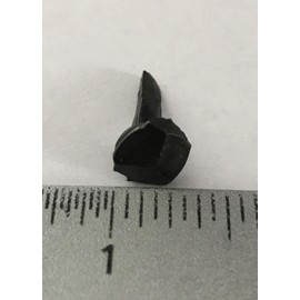 (50) 5/8" Steel Decorative Wrought Head Nails with Black Oxide Finish. (Small, Black)