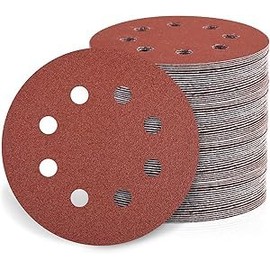 115mm Hook and Loop Sanding Discs (60/100/150/180/240 Grit)