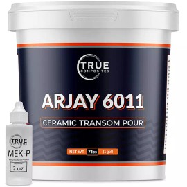 TRUE COMPOSITES Arjay 6011 Pourable Transom Repair Kit – Ceramic Compound for Boats