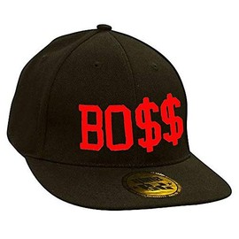 Baseball Mütze Cap Caps schwarz Snapback with Adjustable Strap BOSS LA Boy YOLO