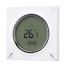 Digitaler Thermostat, Raumthermostat mit LCD-Bildschirm, 16A Elektrische Thermostat Heizkörper Fußbodenheizung mit Speicherfunktion für Raumtemperaturkontrolle