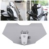 Motorcycle Windshield Windscreen, Universal Motorbike Wind Deflector, 8.58inx4.33in Clip On