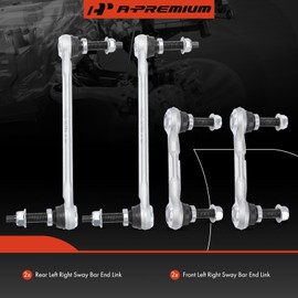 A-Premium Set of 4, Front & Rear Sway Bar Links Kit Stabilizer Bar Links Compatible with Ford Mustang 2015 2016 2017 2018 2019