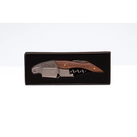 Oinos, A Corkscrew. Professional 'Waiters Friend' Wine Opener, Stainless Steel Corkscrew. (Wood)