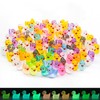 CAABISO 120 Pcs Mini Luminous Resin Ducks Bulk to Hide,