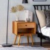 Walker Edison Mid Century Modern Wood Nightstand Side Table Bedroom