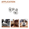 DTGN M8-1.25 x 20mm Flat Head Socket Cap Screws, 50