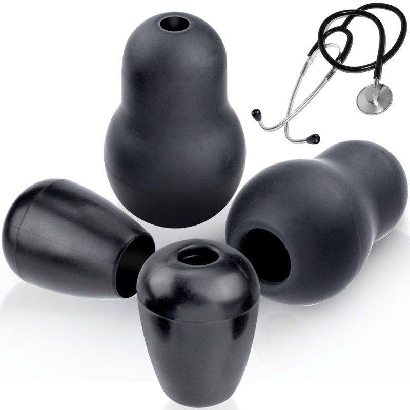 STSTR STSTR 8Pcs Silicone Stethoscope Ear Tips Replacement Compatible with