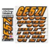 STIFFIE Techtron TT92-SS Sea-Doo Spark Registration Numbers Decals ORANGE CR