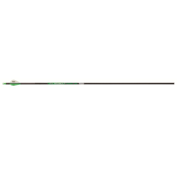 Victory Archery VForce Gamer Arrows with Blazer Vanes (Pack of 6), Black, 400