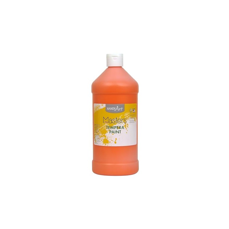 Handy Art Little Masters Tempera Paint 32 ounce, Orange