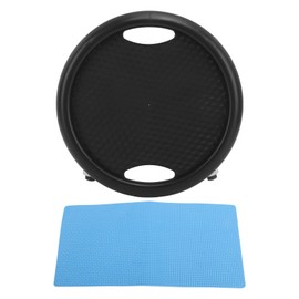 Abdominal Exercise Skateboard Wheel Board 4 Rollers 360 Degrees Swivel Quiet Heavy Load Bearing Slide Abdominal Plate Black