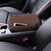 Gatuida Auto Armrest Box Cover Comfortable Car Center Console Cover