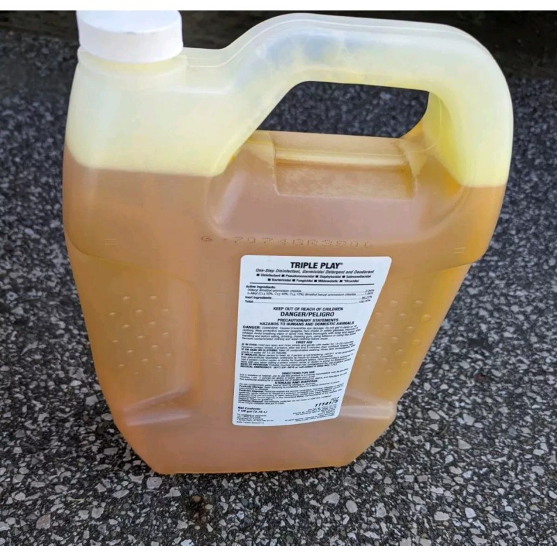 Triple Play One Step Disinfectant Germicidal Deodorant 1 Gallon #1114175