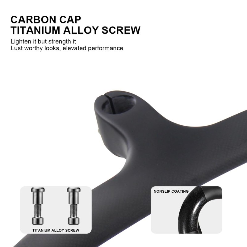 Alfa Pasca Carbon fiber integrated Road Bike Handlebar 28.6mm and