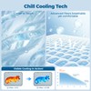 PPOLCA Waterproof Cooling Mat for Large Dogs - Q-MAX>0.5, Thin