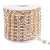 KAOYOO 5 Yards 6MM Crystal Rhinestone Close Chain Trim for