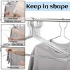 Leinuosen 12 Pack Anti-Theft Security Hangers 17 Inch Heavy Duty