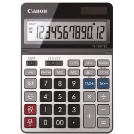 Canon TS-1200TSC Business Calculator, 12-Digit Large Tabletop Size, Equipped with Tilt LCD