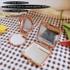 GLINTZ Pocket Mirror, 1X/2X Magnification Compact Travel Makeup Mirror for