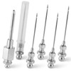 XIHIRCD 5pcs Grease Needle Nozzle, Bearing Grease Injector Needle with
