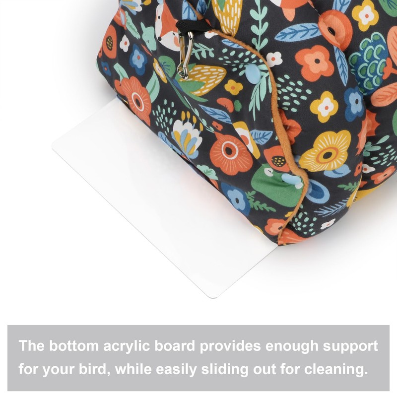 Wontee Bird Nest House Winter Warm Snuggle Hut Bird Bed