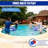 ROSE ME Pool Cornhole Game Floating, Double Sided Pool Games