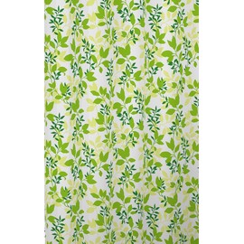 MEIWA sutairissyubasuka-ten Leaf Pattern 130 cm Wide x 178 cm Length Light Green Small – 308 
