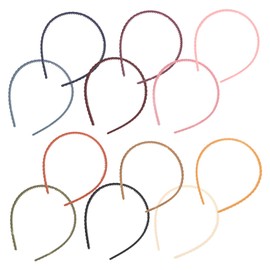 WOONEKY 12pcs Elegant Spa Headband for Women Skincare Headband Slip Design Face Washing for Girls