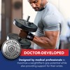 Dr. Arthritis Weight Lifting Wrist Wraps with Thumb Loop, Heavy-Duty