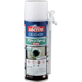 LOCTITE Green Foam Polyurethane Spray Mini 10.5 oz (297 g) - A versatile economy type one-liquid foam polyurethane for filling gaps, soundproofing, and insect/rodent control