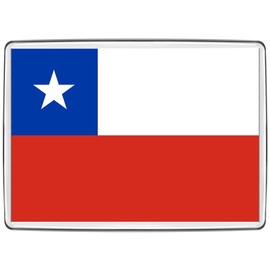 Pixly® Chile Flag Fridge Magnet Large Jumbo Size Chilean Keepsake Country Souvenir Novelty Refrigerator Magnets Gift