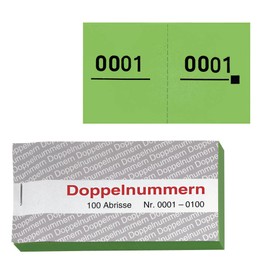 WOLF & APPENZELLER 750058 Doppelnummern grün 01-500