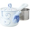 Hasami Ware 60189 Teapot with Arabesque Grape Pattern (Super Stainless