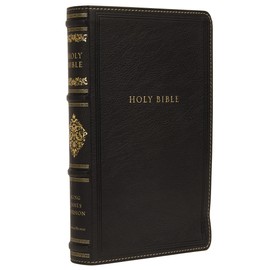 KJV, Personal Size Reference Bible, Sovereign Collection, Leathersoft, Black, Red Letter, Thumb Indexed, Comfort Print: Holy Bible, King James Version