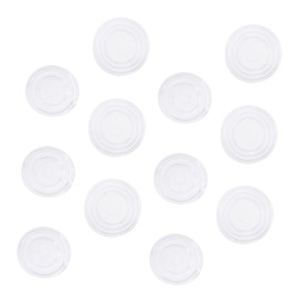 COHEALI 200pcs Transparent Plastic Rubber Pads for Glass Tables Floor Protectors to Reduce Noise Non Slip Mats for Cabinets and Furniture Small Large