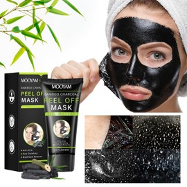 GUOYAOLIFU Blackhead Removal Mask Deep Cleaning for Women Men,Nose Blackhead Remover for Oil Skin,Activated Charcoal Peel Off Face Mask Skincare for All Skin Types,60g